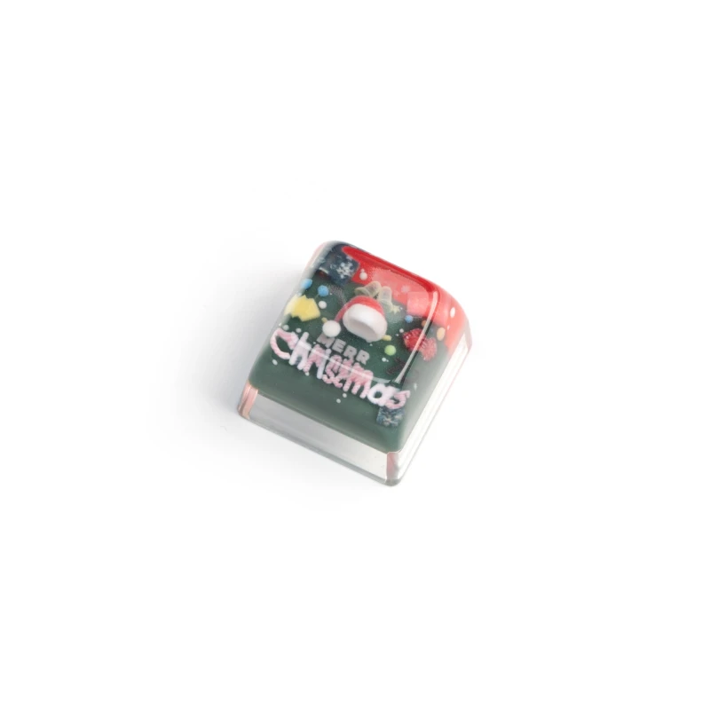 كيكرون لوحة مفاتيح Christmas Resin Artisan Keycap