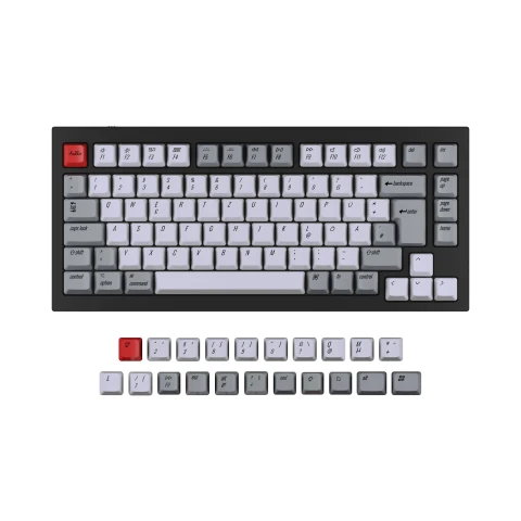 كيكرون لوحة مفاتيح ISO Q1 & Q1 Pro & V1 & K2 & K2 Pro OEM Dye Sub PBT Keycap
