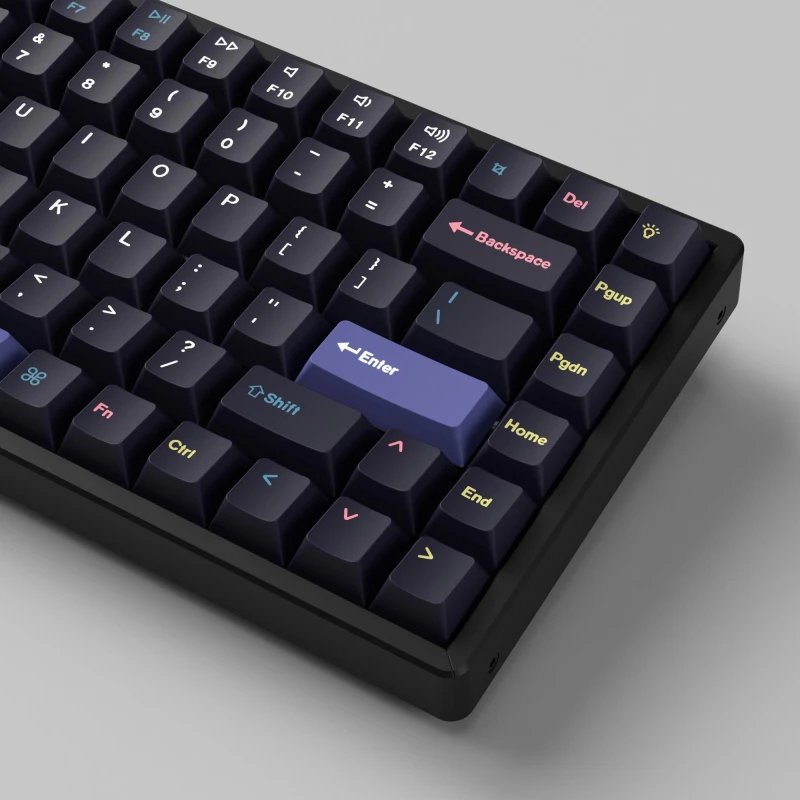 كيكرون لوحة مفاتيح Cherry Profile Dye Sub PBT Full Keycap Cyber Developer
