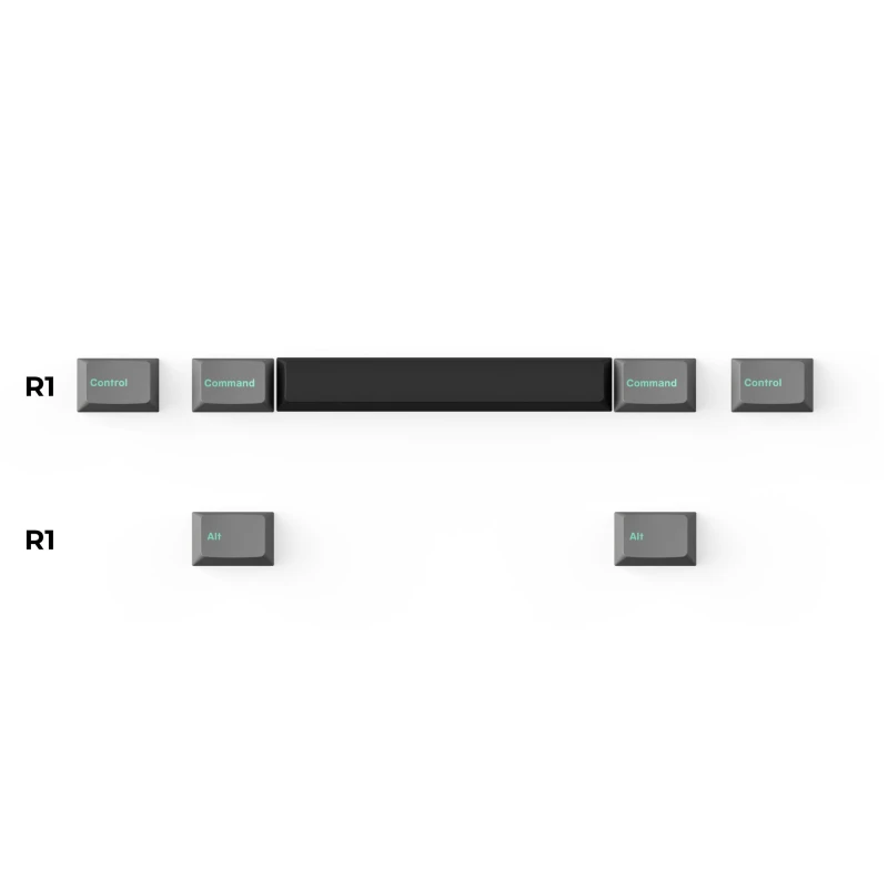 كيكرون لوحة مفاتيح Cherry Profile Double Shot PBT Full Keycaps Hacker Mint