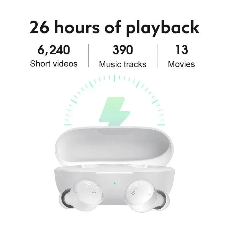QCY T17 True Wireless Earbuds, 26H Playtime, Bluetooth 5.3