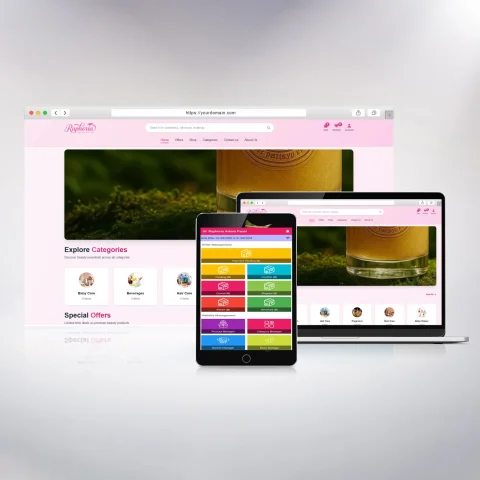 OmniSync Pro: متجر Laravel ونظام ERP لنقاط البيع على أندرويد — صورة 1