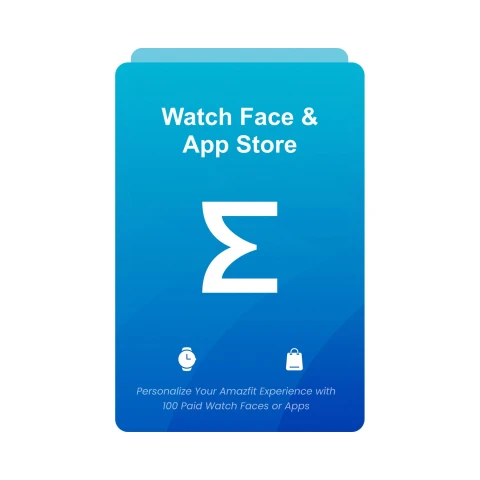 أمازفيت ساعة ذكية Face & App Store Gift Card