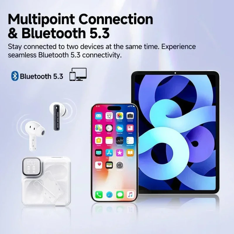 كيو سي واي سماعات لاسلكية MeloBuds Neo Wireless 24H Playtime 68ms Low Latency