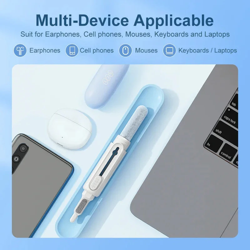 كيو سي واي سماعات لاسلكية Cleaning Pen Retractable Dual Tip