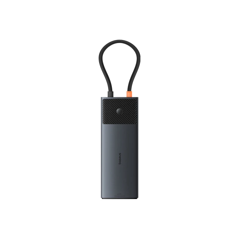 باسيوس شاحن سيارة 10 in 1 Dual Display USB C Hub