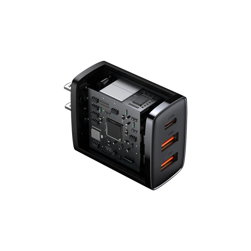 باسيوس شاحن ٣٠ واط Compact 3 ports Fast