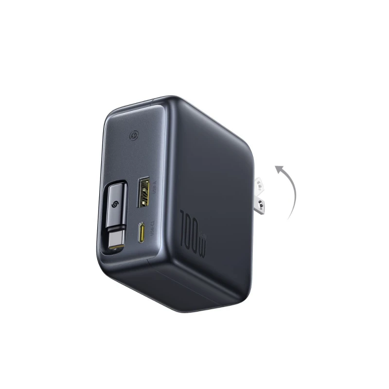 باسيوس شاحن ١٠٠ واط EnerCore CJ11 Fast Retractable 2C+U