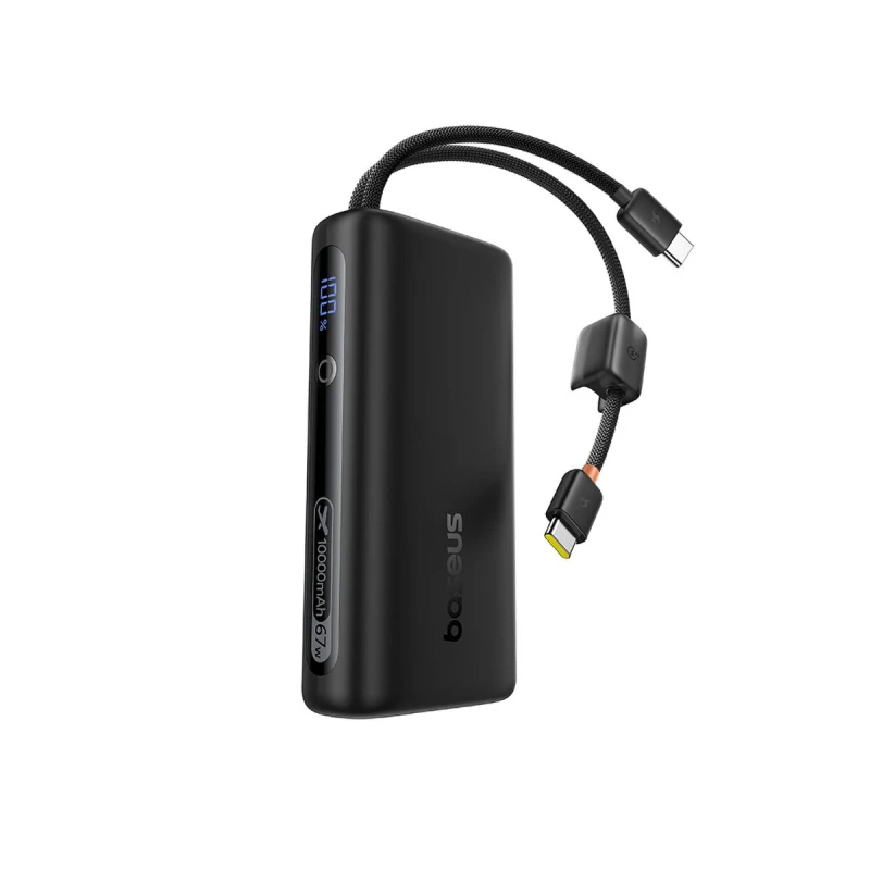 Baseus EnerFill FC41 Power Bank with Dual Built-in Cables 10000mAh 67W