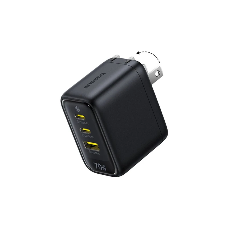 باسيوس شاحن ٧٠ واط EnerFill FE22 GaN6 Fast 2C+U