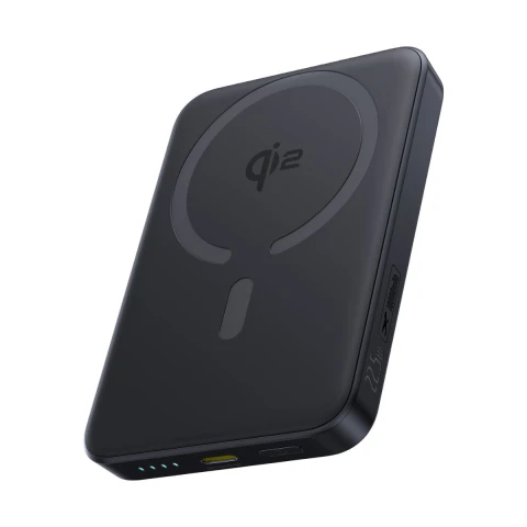 باسيوس باور بانك ١٠٠٠٠ مللي أمبير ٢٢.٥ واط EnerFill FM12 Qi2 Magnetic