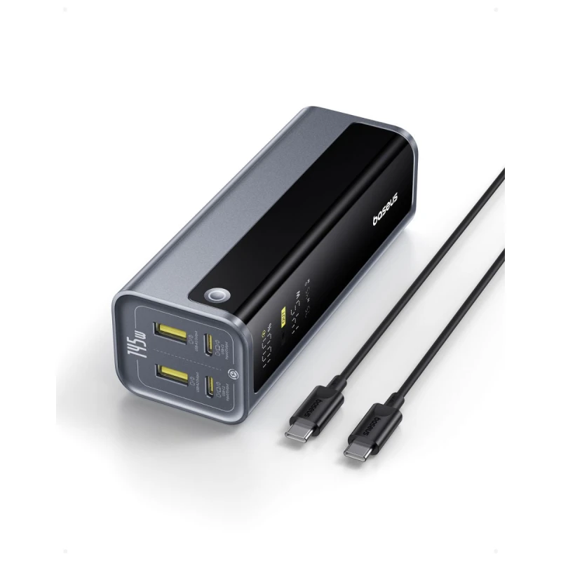 باسيوس باور بانك ٢٠٨٠٠ مللي أمبير ١٤٥ واط EnerGeek GP12