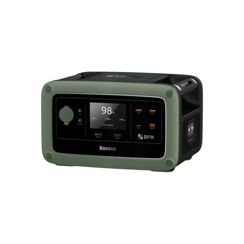 باسيوس شاحن سيارة ٦٠٠ واط Energy Stack Portable Power Station 576Wh