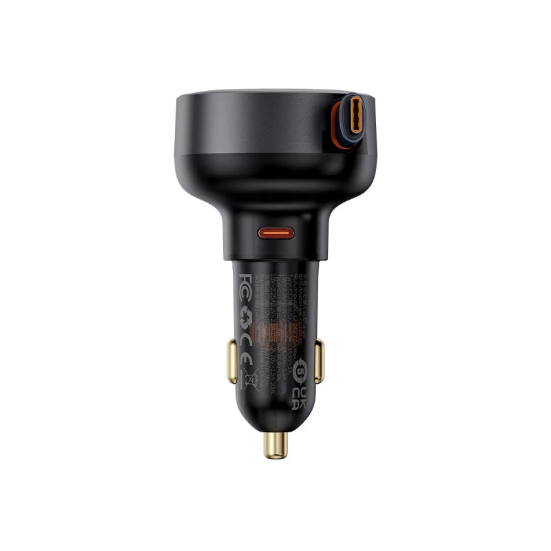 Baseus Enjoyment Pro Retractable USB-C Car Charger 60W