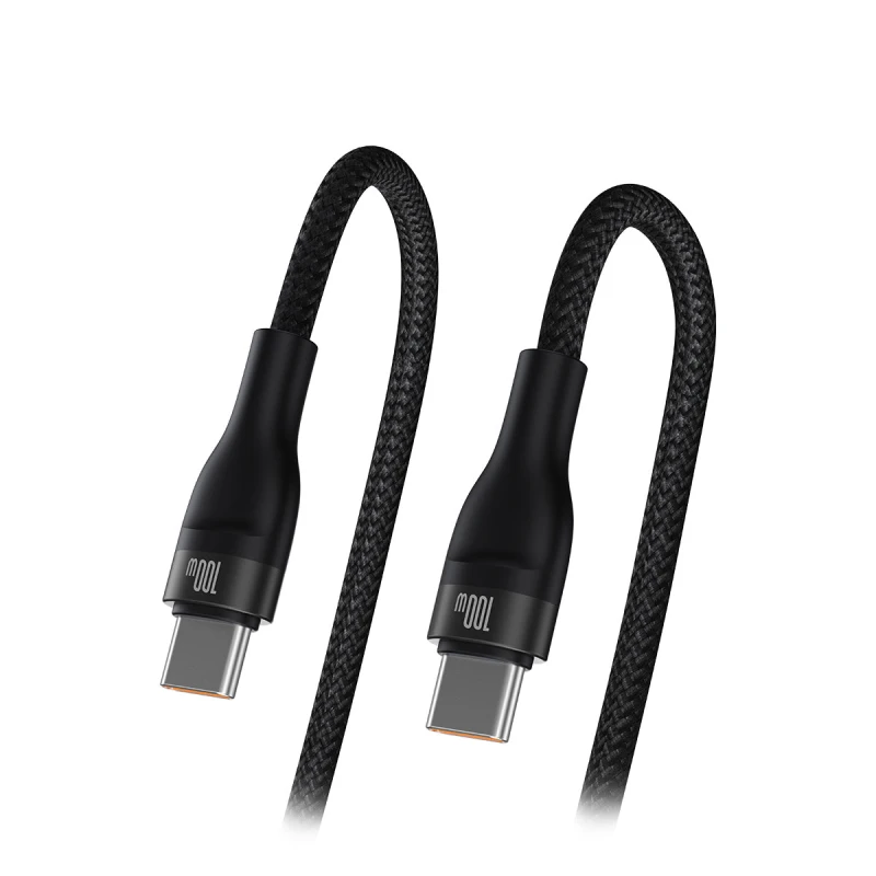 باسيوس كابل ١٠٠ واط Flash 2 in 1 USB C 4.9ft