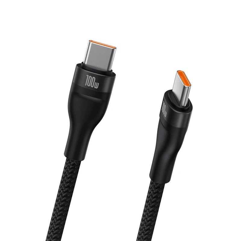 باسيوس كابل ١٠٠ واط Flash 2 in 1 USB C 4.9ft