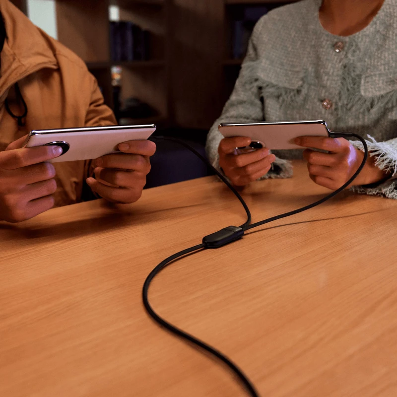 باسيوس كابل ١٠٠ واط Flash 2 in 1 USB C 4.9ft