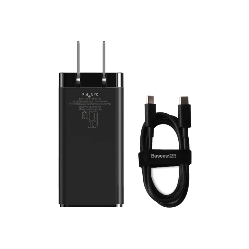 باسيوس شاحن ٦٥ واط GaN2 3 Ports Fast