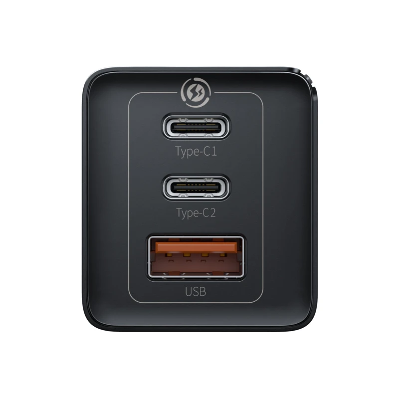 باسيوس شاحن ٦٥ واط GaN2 3 Ports Fast