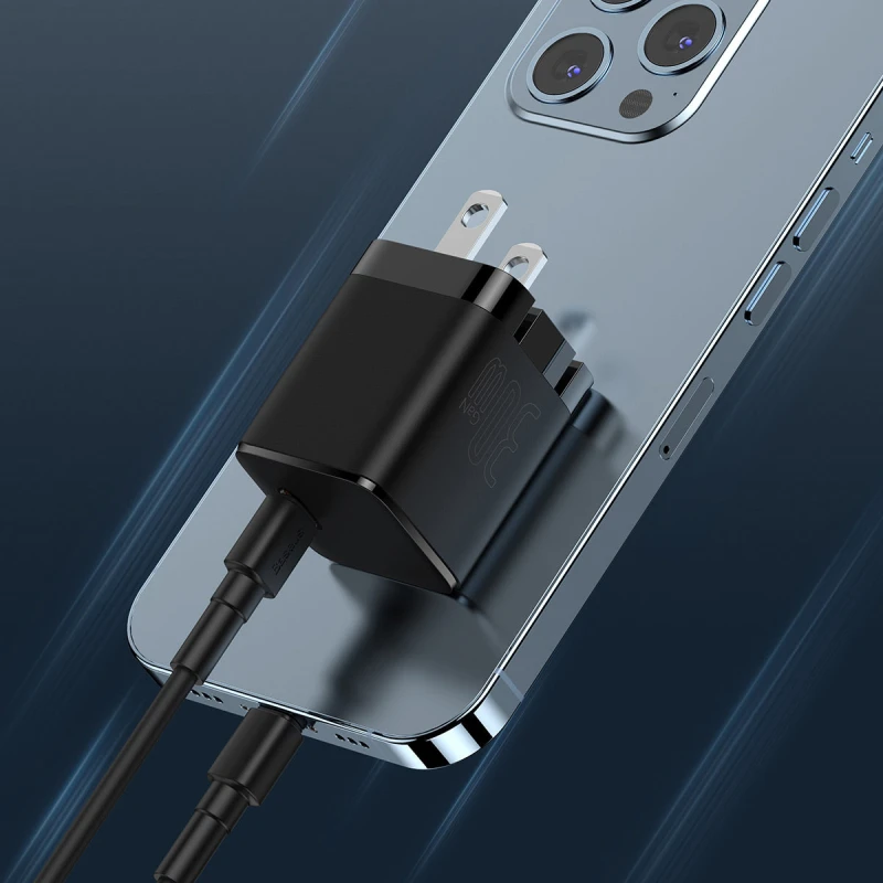 باسيوس شاحن ٣٠ واط GaN3 USB C Fast