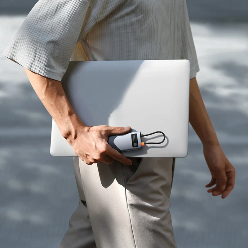 باسيوس شاحن سيارة Joystar 7 in 1 USB C Hub