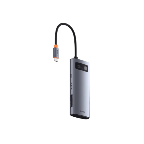 باسيوس شاحن سيارة Joystar 7 in 1 USB C Hub