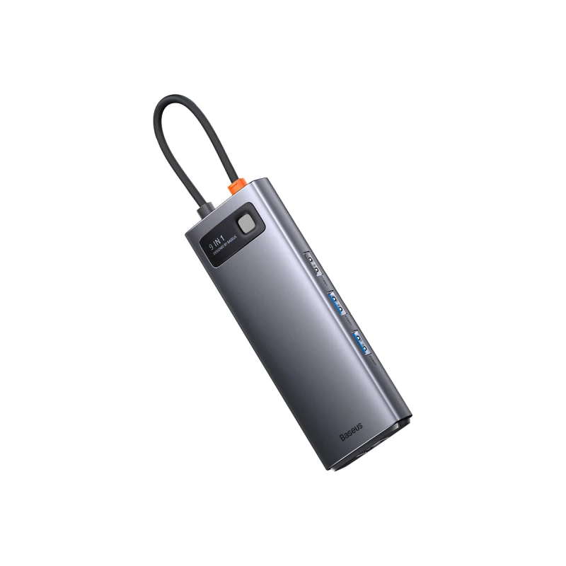 باسيوس شاحن سيارة Joystar 9 in 1 USB C Hub