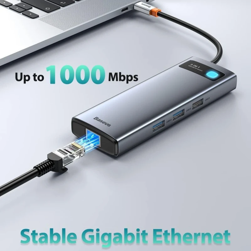 Baseus Metal Gleam Series 9-in-1 USB C HUB