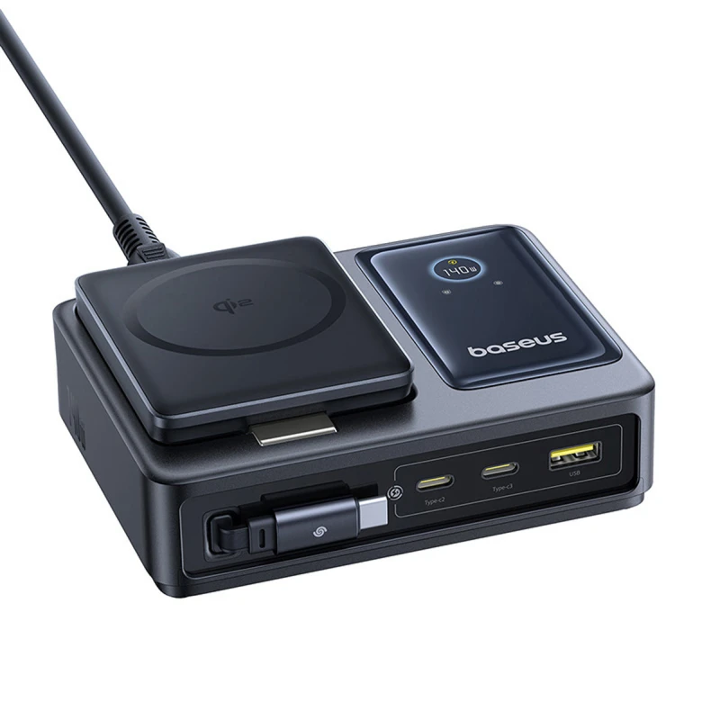 Baseus Nomos 5-in-1 Desktop Charger Qi2 140W