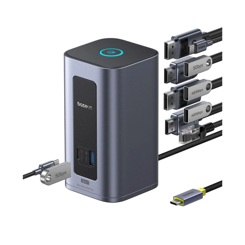باسيوس محطة إرساء Nomos NU1 Air Mac 12 in 1 Docking Station