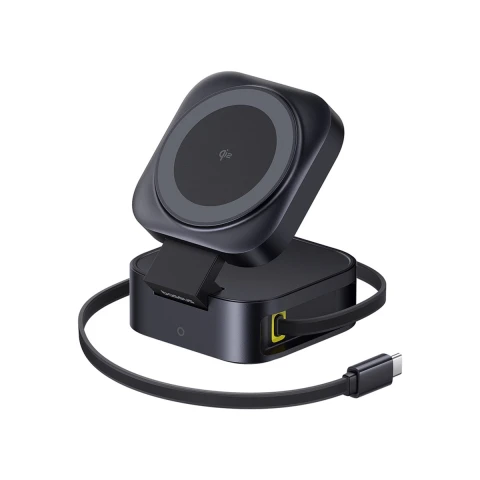 باسيوس شاحن ٦٧ واط PicoGo 2 in 1 Magnetic Wireless Qi2