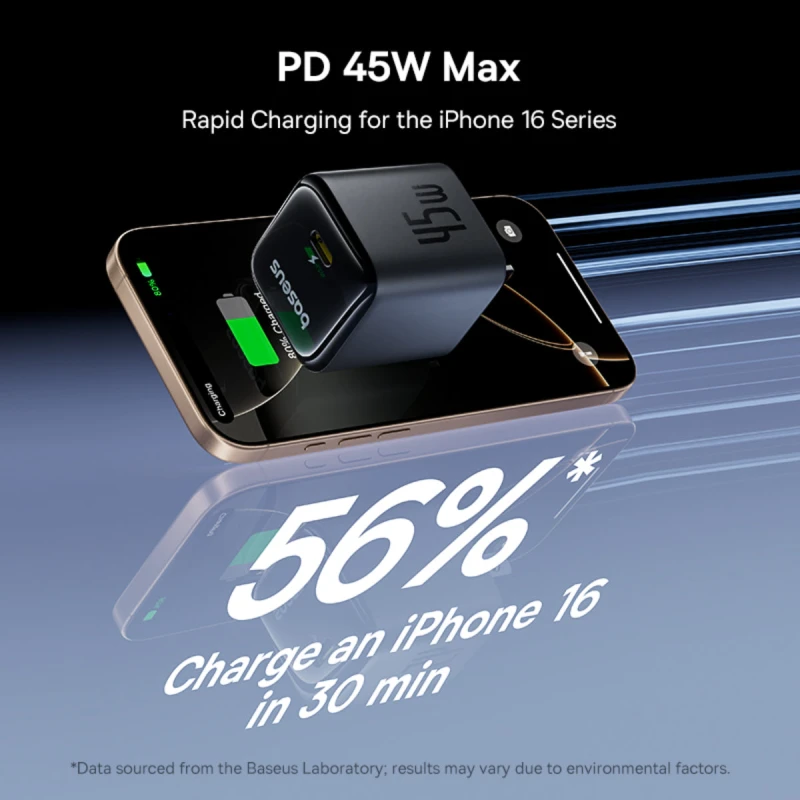 باسيوس شاحن ٤٥ واط PicoGo GaN USB C 2