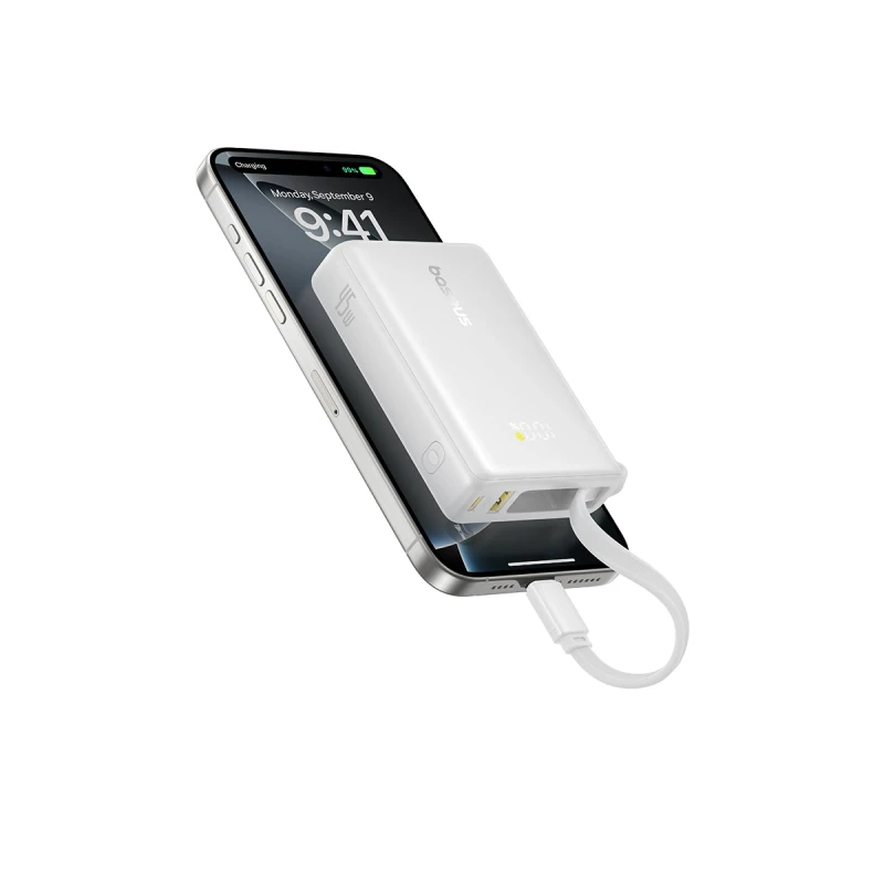 Baseus Picogo Power Bank 45W 10000mAh With Built-in Cable