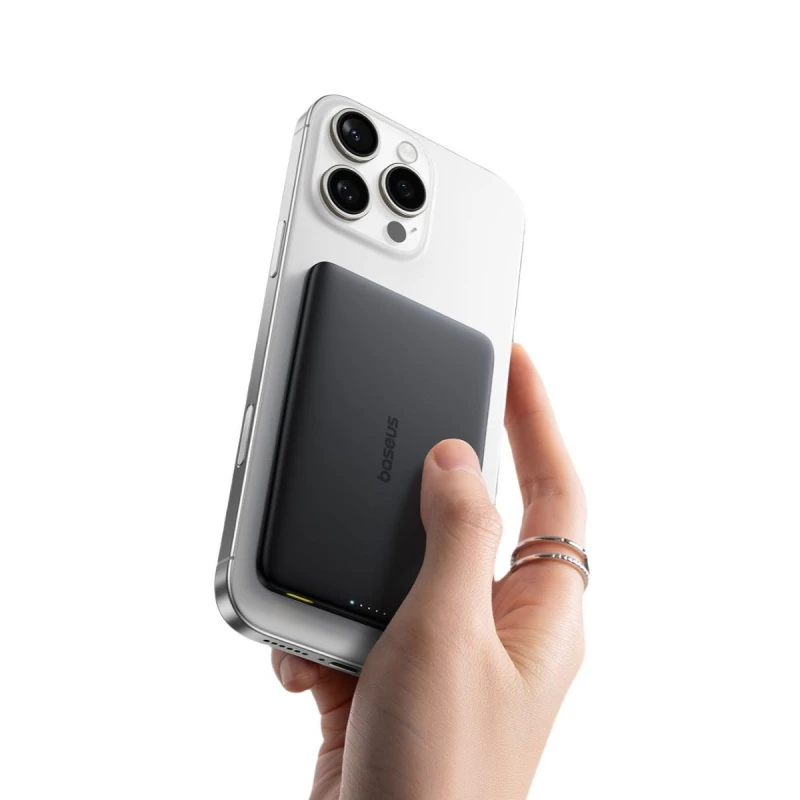 باسيوس باور بانك ٥٠٠٠ مللي أمبير ٢٠ واط PicoGo Ultra Slim Magnetic