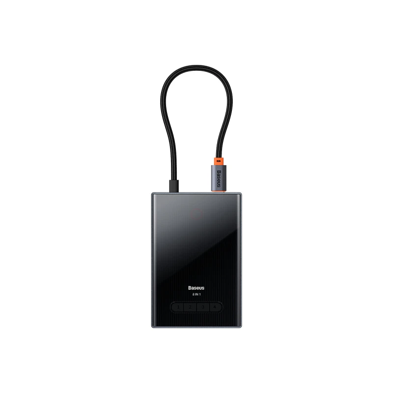 باسيوس شاحن سيارة PioneerJoy 8 in 1 USB C Hub
