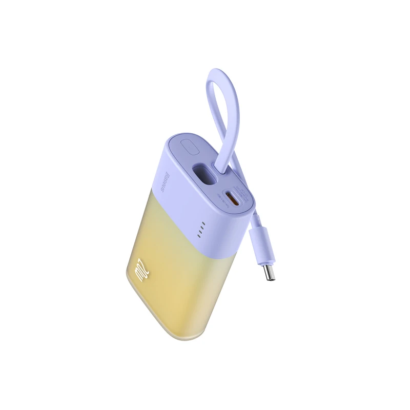 باسيوس باور بانك ٥٢٠٠ مللي أمبير ٢٠ واط Popsicle USB C