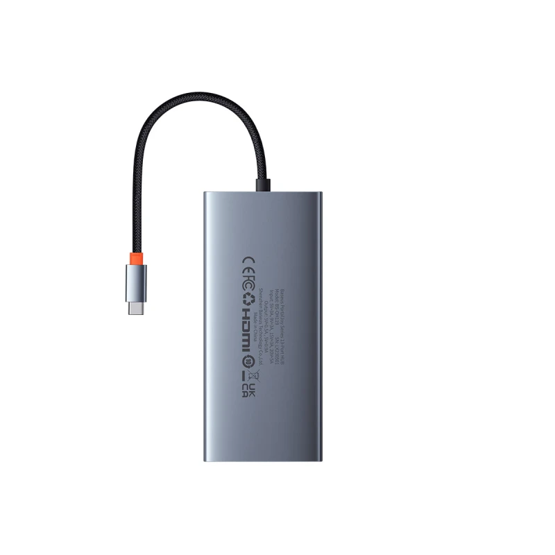 باسيوس شاحن سيارة PortalJoy 13 in 1 USB C Hub