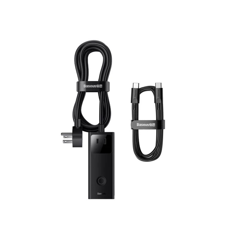 باسيوس شاحن سيارة ٦٥ واط PowerCombo Pro 7 Ports Power Strip