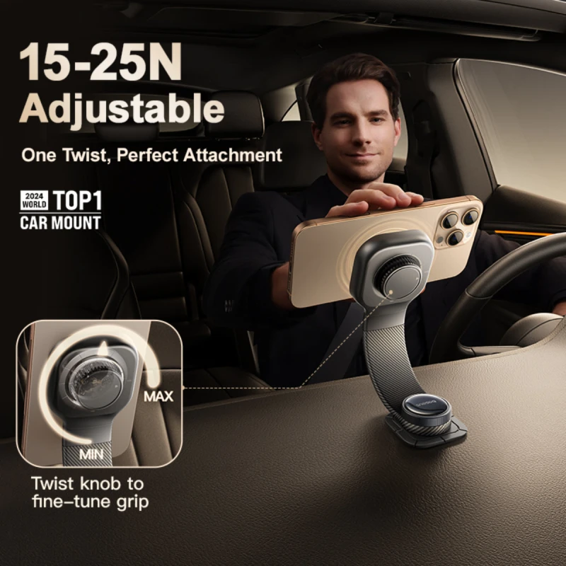 باسيوس شاحن سيارة PrimeTrip C03 Magnetic Car Mount