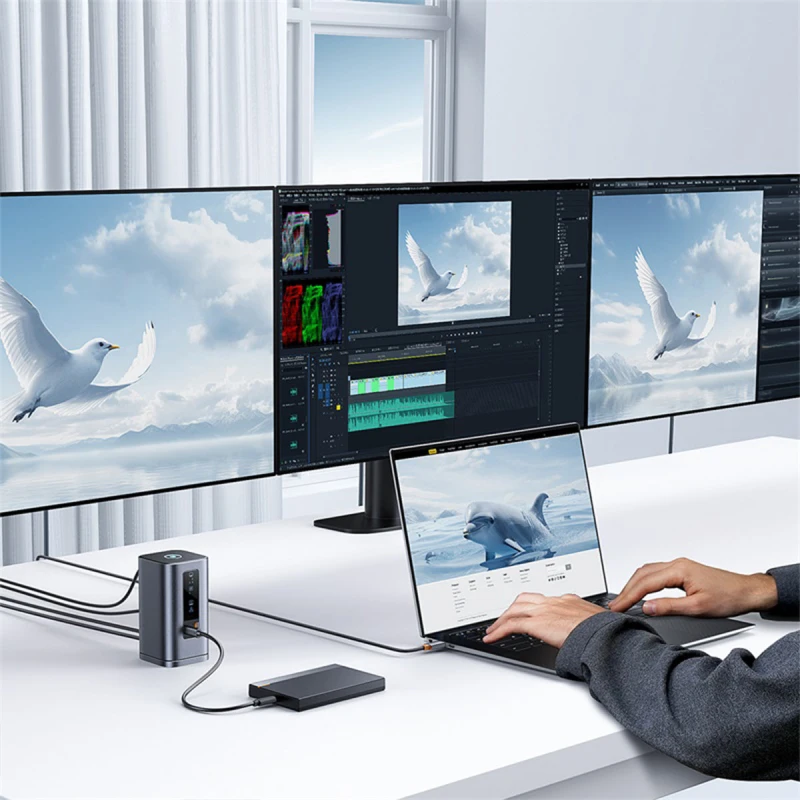 باسيوس محطة إرساء Spacemate 11 in 1 Docking Station