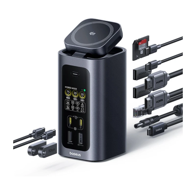 باسيوس محطة إرساء Spacemate RD1 Pro 15 in 1 Docking Station