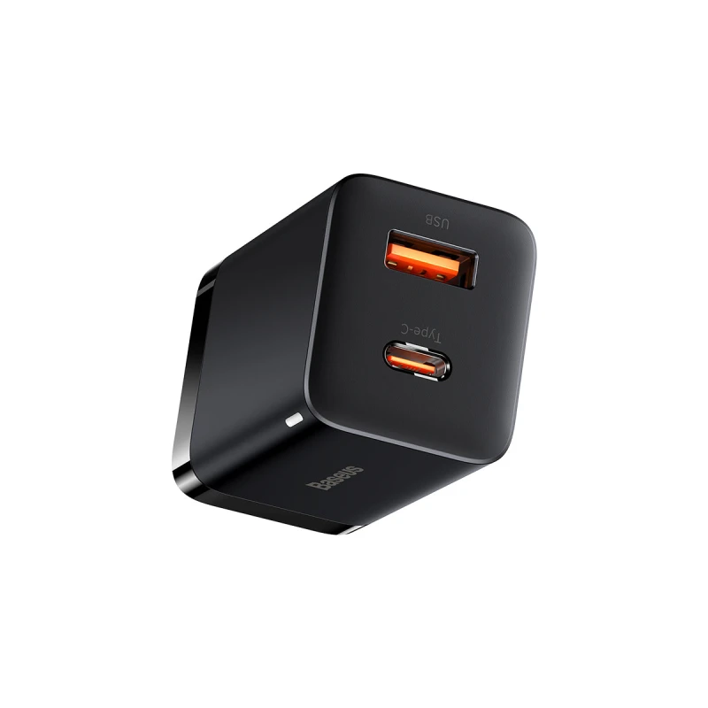 باسيوس شاحن ٣٠ واط Super Si Pro Dual Port Fast