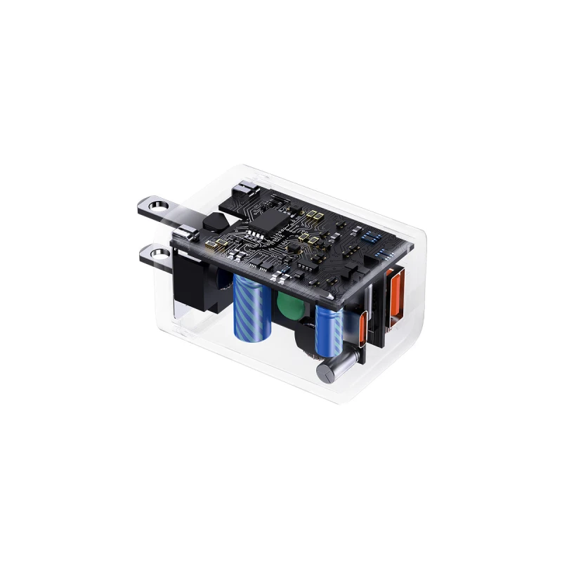 باسيوس شاحن ٣٠ واط Super Si Pro Dual Port Fast
