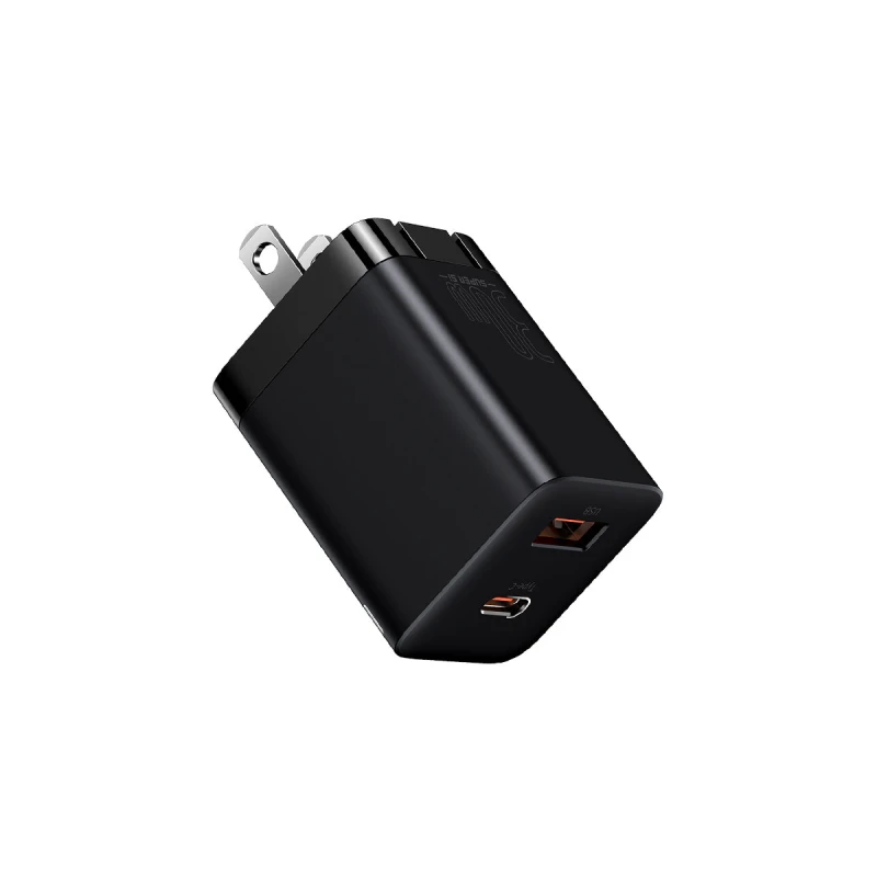 باسيوس شاحن ٣٠ واط Super Si Pro Dual Port Fast