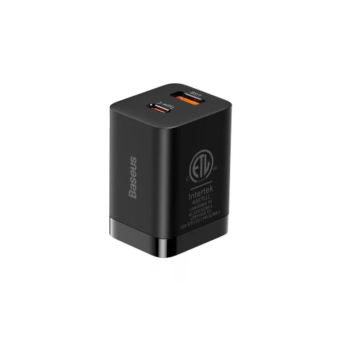 باسيوس شاحن ٣٠ واط Super Si Pro Dual Port Fast