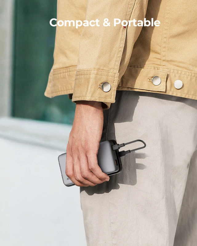 AUKEY Sprint X 10K 10000mAh Portable Power Bank with 30W PD3.0 PB-Y41