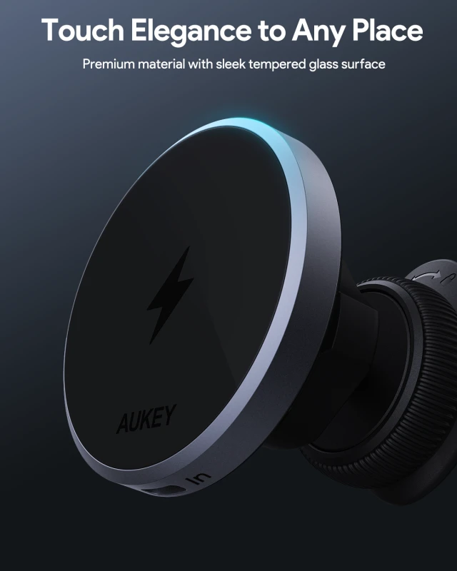 AUKEY MagFusion Dash Qi2 Wireless Charging Phone Mount HD-MC13