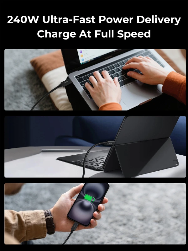 أوكي كابل ٢٤٠ واط ١٦ ألف CB DCC402 USB C to USB C
