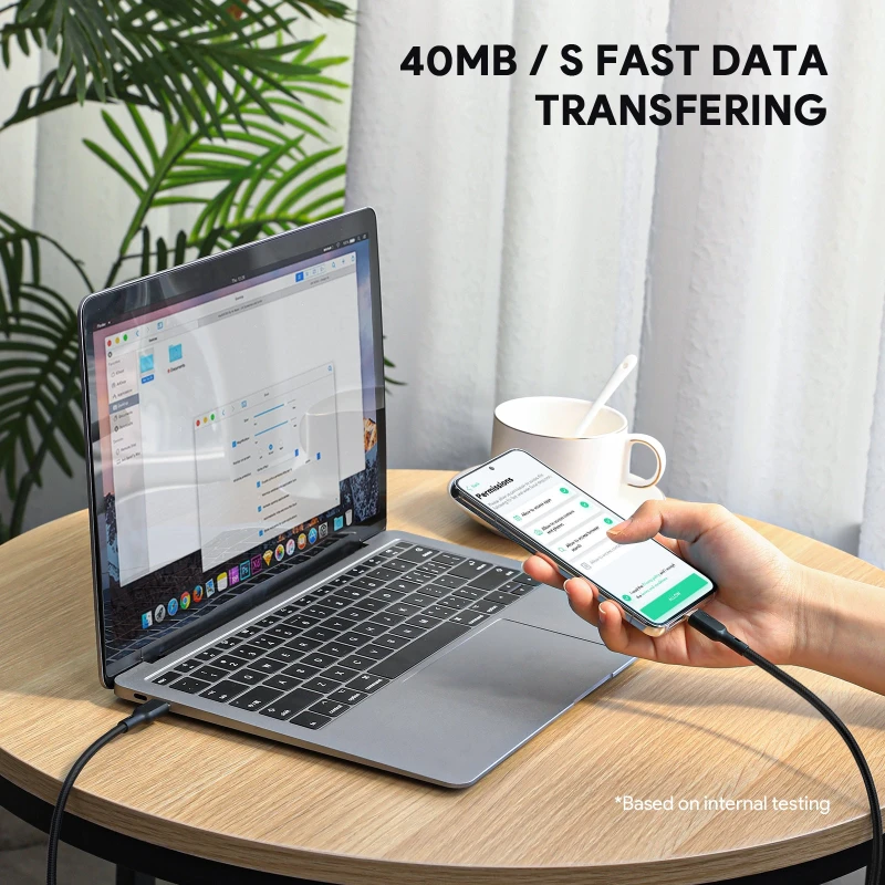 أوكي كابل ١٠٠ واط CB KCC101 1m USB C to USB C