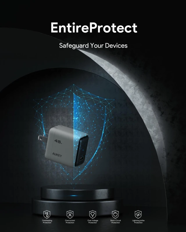 أوكي شاحن ٤٥ واط Comet PD Wall GaN Technology PA C2
